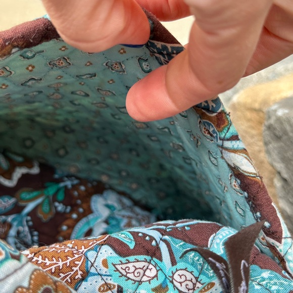 Vera Bradley Java Blue XL Overnight Duffle - Picture 6 of 14